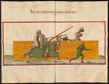 Marinni, turnee de cavaler și bătălii din cartea de arte athletica 1500s