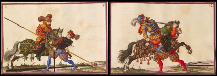 Marinni, turnee de cavaler și bătălii din cartea de arte athletica 1500s