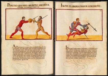 Marinni, turnee de cavaler și bătălii din cartea de arte athletica 1500s