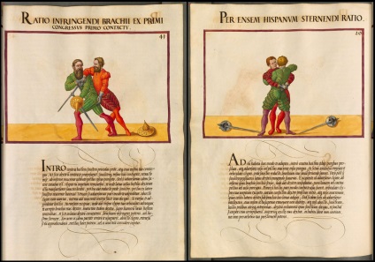 Marinni, turnee de cavaler și bătălii din cartea de arte athletica 1500s