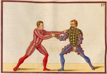 Marinni, turnee de cavaler și bătălii din cartea de arte athletica 1500s