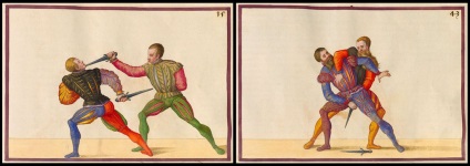 Marinni, turnee de cavaler și bătălii din cartea de arte athletica 1500s