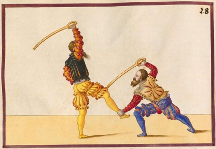 Marinni, turnee de cavaler și bătălii din cartea de arte athletica 1500s