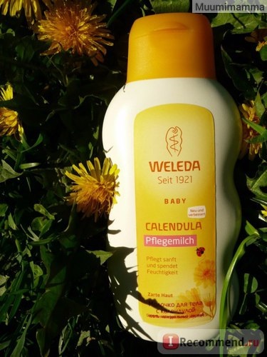 Lapte de corp cu gălbenele Weleda Weleda Calendula-pflegemilch - «Lapte Calendula corp