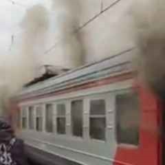 Moscova, știri, pe direcția Paveletsky, trenul a luat foc