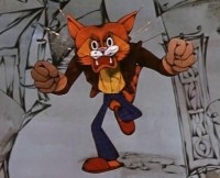 Cartoon - pisica in cizme - don sphynx rat