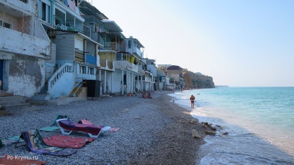 Plajele municipale și sălbatice din Kachi lângă Sevastopol