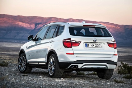 Față nouă a crossover bmw x3 2014