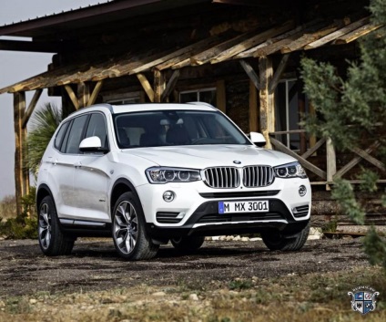 Față nouă a crossover bmw x3 2014