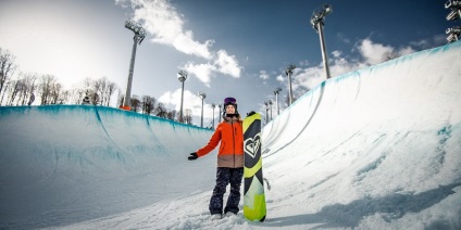 Olympic Snowboard Half Pipe