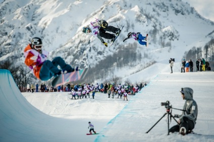 Olympic Snowboard Half Pipe