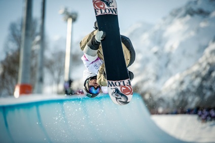 Olympic Snowboard Half Pipe