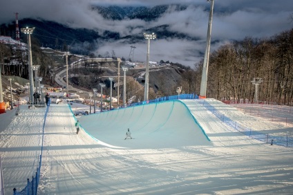 Olympic Snowboard Half Pipe