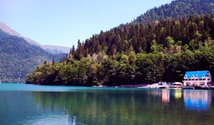 Lake Ritsa, Abkhazia fotografie, descriere, cum să obțineți