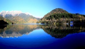 Lake Ritsa, Abkhazia fotografie, descriere, cum să obțineți