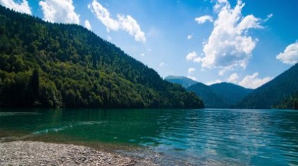 Lake Ritsa, Abkhazia fotografie, descriere, cum să obțineți