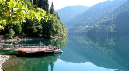 Lake Ritsa, Abkhazia fotografie, descriere, cum să obțineți