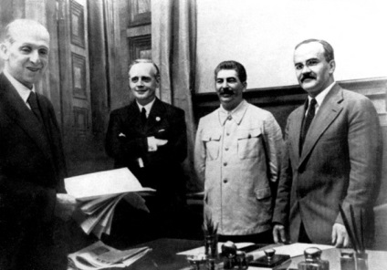 Pactul Molotov Ribbentrop - pe scurt despre contract, fotografie, video