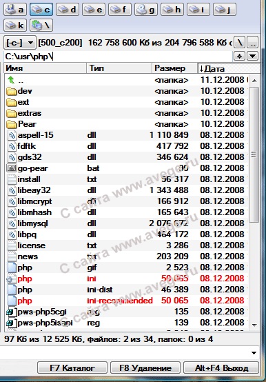 PHP, PHP изтегляне, инсталиране и конфигуриране на PHP 5 на сървъра на Apache