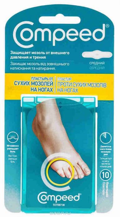 Мазилка от мазоли и мазоли compeed прегледи на молив kompid, инструкция