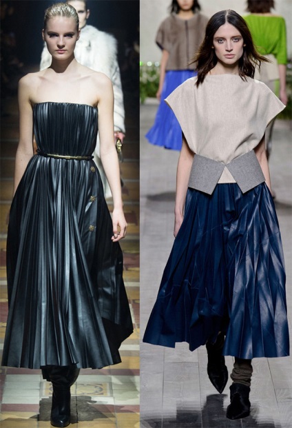 Fuste și rochii încastrate din colecțiile 2014-2015