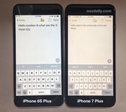 Utilizatorii au găsit o modalitate de a fixa culoarea ecranului galben în iphone 7 și iphone 7 plus