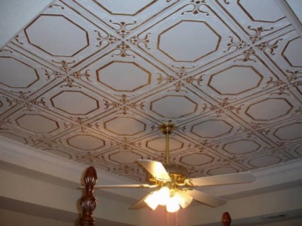 Panouri de plafon din polistiren pentru decoratiuni interioare