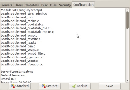 Proftpd instalarea și configurarea accesului anonim