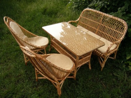 Mobilier de gradina (44 fotografii) caracteristici wicker, metal, produse din plastic, desene, fotografii și