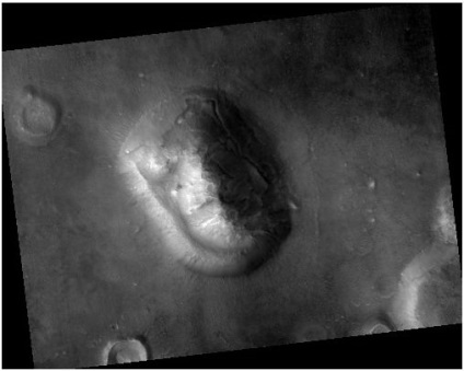 Cea mai detaliată imagine a feței de pe Marte