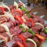 Shish kebab finețe de gătit