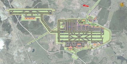 Sheremetyevo pe harta Moscovei - unde este svo aeroportul