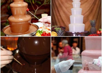 Csokoládé szökőkút esküvőre - mindent, amit tudnia kell