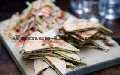 Sajtos quesadilla - Jamie Oliver receptje