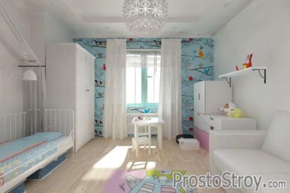 Stilul scandinav în interiorul bucătăriei, camera de zi, baie, camera copiilor