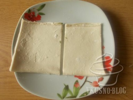Csirkemellfilé elkészített szopós tésztával - recept fotóval