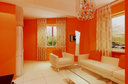Culoarea portocalie portocalie a sufrageriei - bucuria portocalie