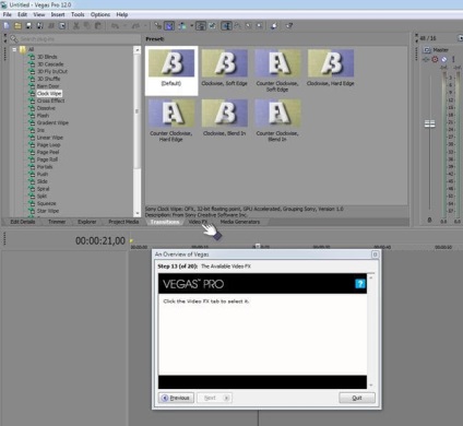 Sony vegas 12 pro instrucțiuni privind pașii cu capturi de ecran