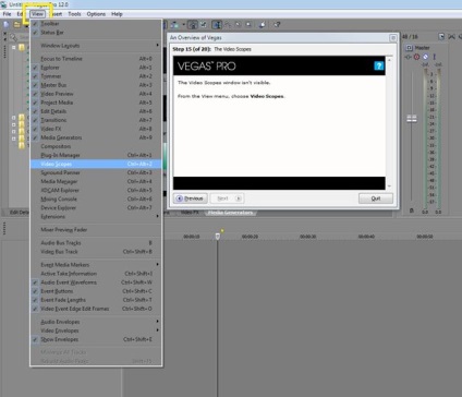 Sony vegas 12 pro instrucțiuni privind pașii cu capturi de ecran