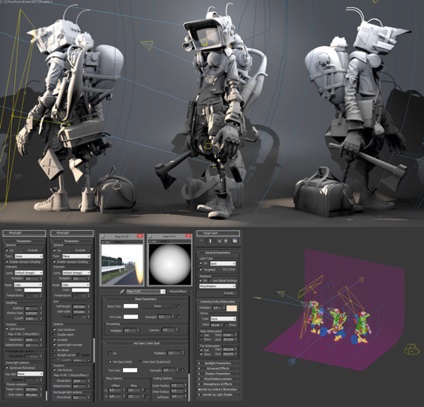 3d robot-gyilkos létrehozása, 3dpapa