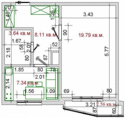 Spațiu în bucătărie, 7, 4 m, idei pentru renovare