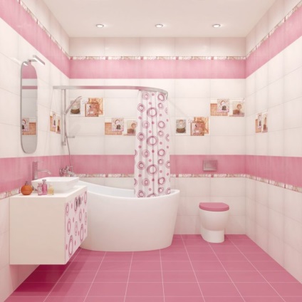 Pereți de culoare roz - 59 de fotografii de design neobișnuit, cu o nuanță roz