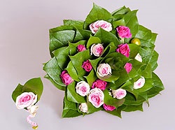 Buchet de nunta de la clasa maestru Leaf si Roses