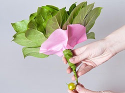 Buchet de nunta de la clasa maestru Leaf si Roses