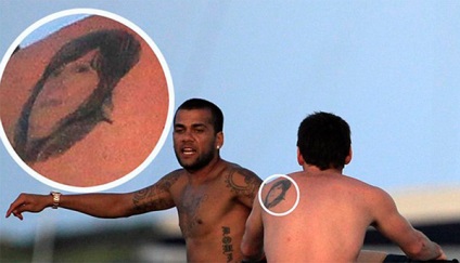 Lionel tatuaje murdare - fotografii ale tatuajului de fotbal și semnificația lor