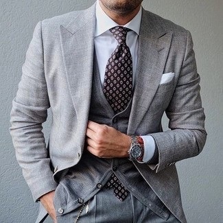 Cravată brună închisă, modă pentru bărbați