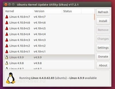 Ukuu este un instrument simplu pentru instalarea, actualizarea celor mai recente versiuni de kernel în ubuntu și linux mint