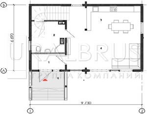 Uralbrus, case din lemn de furnir laminat, construcția unei băi