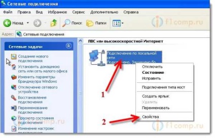 Setarea primirii automate a IP și DNS (sau specificarea adreselor statice) pe ferestrele 8,