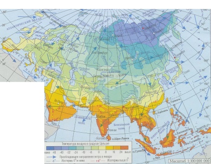 Influența latitudinii geografice și a influxului de căldură solară